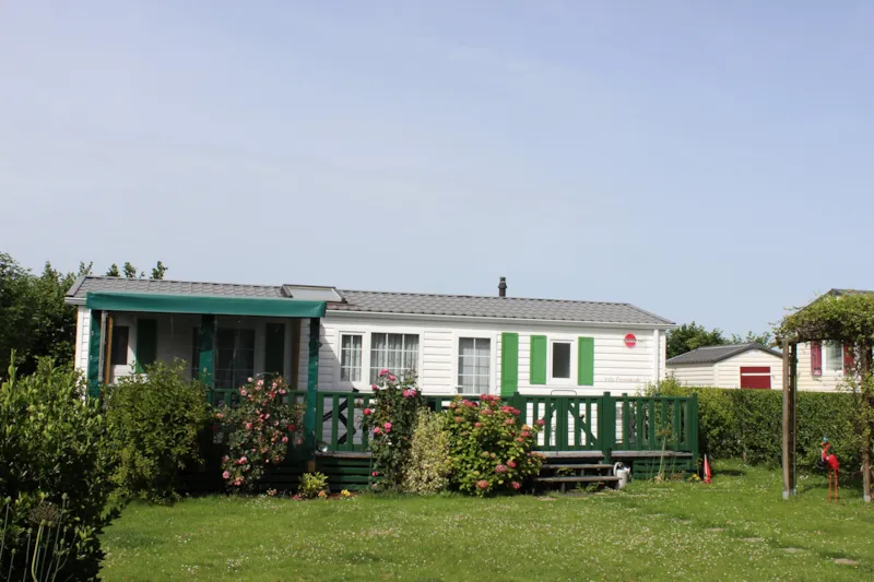 Mobil Home Premium Villa 2 Chambres - 40 M² + Terrasse Semi Couverte + Grand Jardin