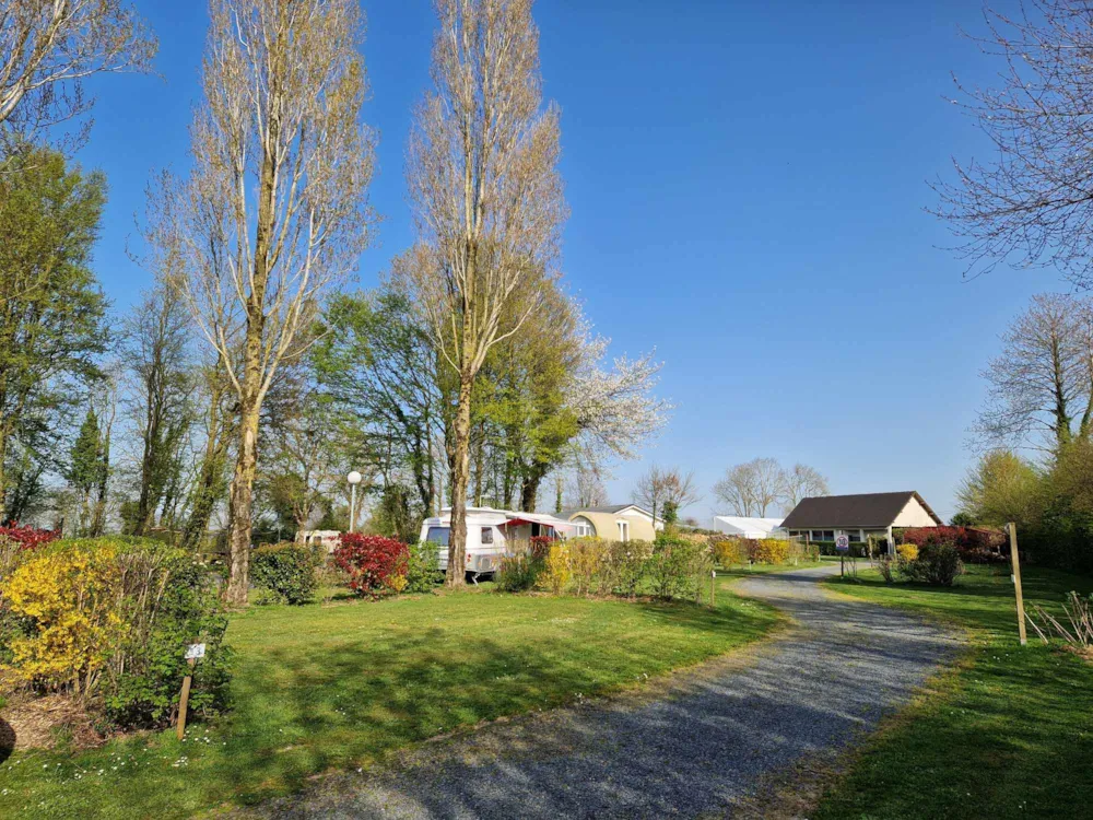 Emplacement - Emplacement Randonneur 1 Pers. (Sans Électricité), Sans Véhicule À Moteur - Camping Le Clos de Balleroy
