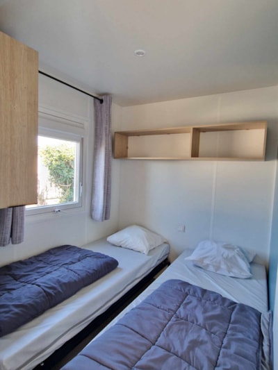 Mobile Home Lodge 83 Confort plus 3 bedrooms - 28 m² + integrated terrace of 8 m² — 7