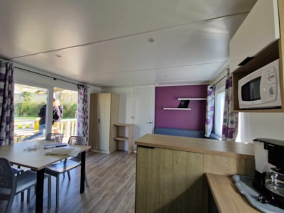 Lodge 100 Comfort Plus mobile home 3 bedrooms - 2 bathrooms - 40 m² + semi-covered terrace — 6