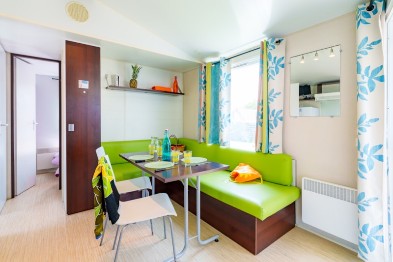 Mobilheim Escapade  24m² - 2 Schlafzimmer + Fernsehen