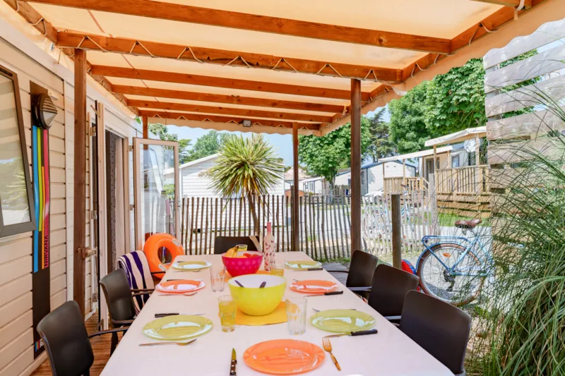 Mobil-Home Détente Premium 36M² - 4 Chambres + Télévision Et Lave Vaisselle