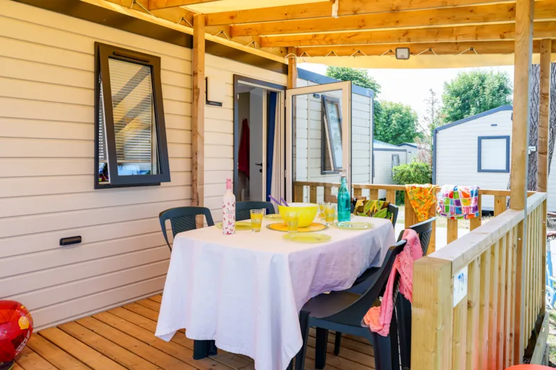 Mobil-Home Club 5 27M² - 2 Chambres + Télévision