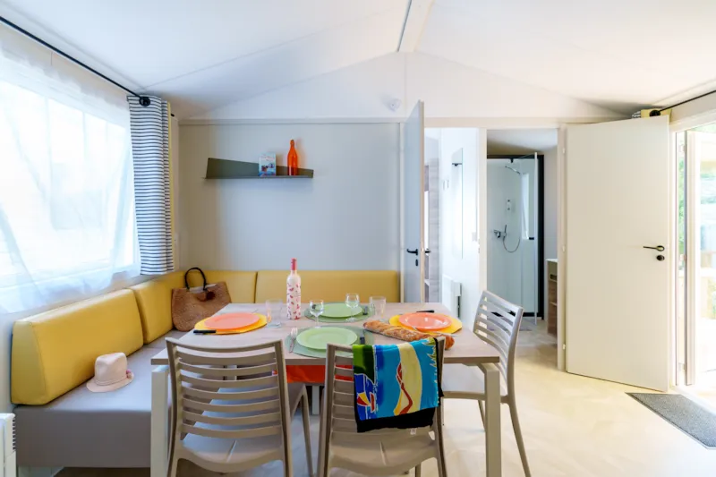 Mobil-Home Quiétude Premium 35M² - 3 Chambres + Télévision, Lave Vaisselle Et Transat/Chiliennes