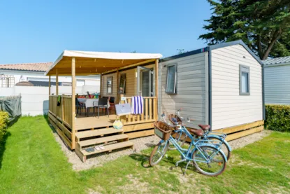 Mobil-Home Quiétude Premium 35M² - 3 Chambres + Télévision, Lave Vaisselle Et Transat/Chiliennes
