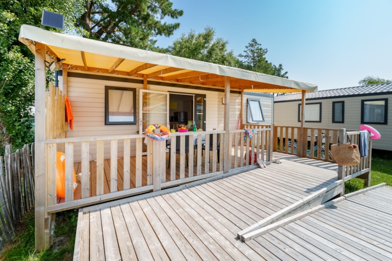 Mobilheim PMR 32 m² – 2 Schlafzimmer + Fernseher und Geschirrspüler