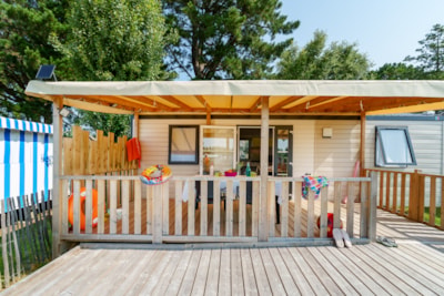 32m² mobile home for people with reduced mobility - 2 bedrooms + television and dishwasher — 2