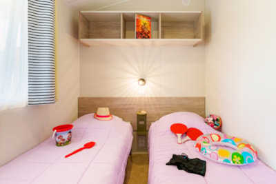 32m² mobile home for people with reduced mobility - 2 bedrooms + television and dishwasher — 9