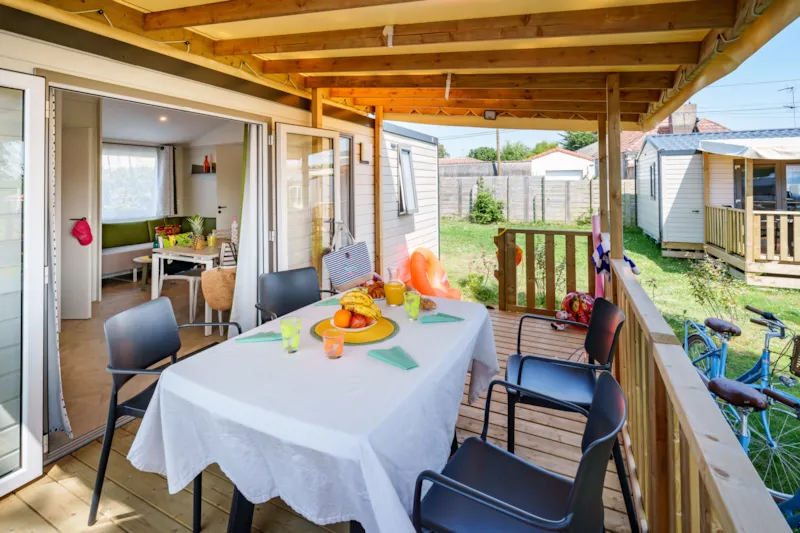 Mobil-Home Escapade Premium 27M² - 2 Chambres + Télévision