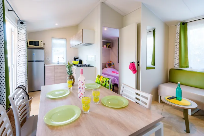 Mobil-Home Escapade Premium 27M² - 2 Chambres + Télévision
