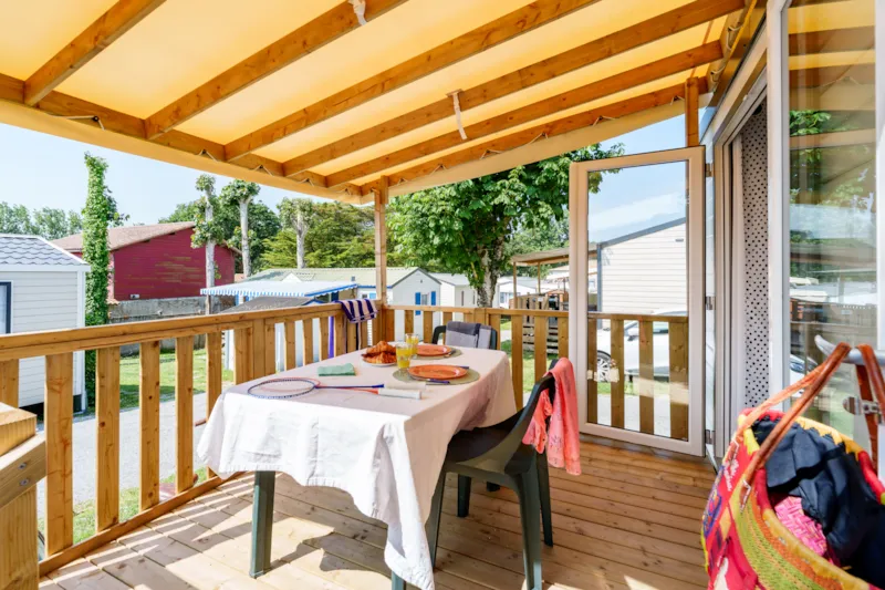 Mobil-Home Escale 20M² - 1 Chambre + Télévision