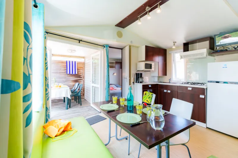Mobil-Home Escapade 24M² - 2 Chambres + Télévision