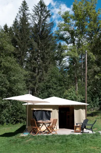 Mietunterkunft - Bungalow Caraïbes - 2 Zimmer - 20 M² - Camping Le Pelly