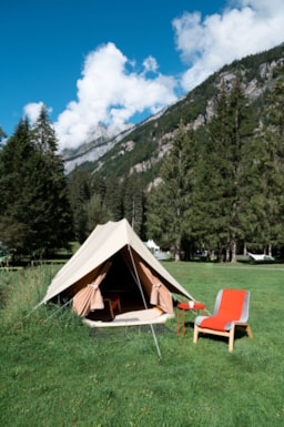 Accommodation - Teepee Mountain Tent - Camping Le Pelly