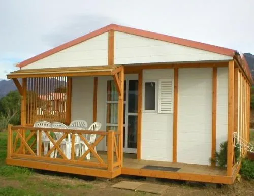 Location - Chalet Standard-Mercredi - Camping Tikiti