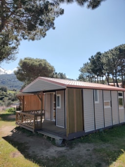 Accommodation - Chalet Déco + Mercredi - Camping Tikiti