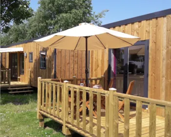 Mietunterkunft - Cottage Evasion - 2 Zimmer Holz - Camping Homair - Riva Bella