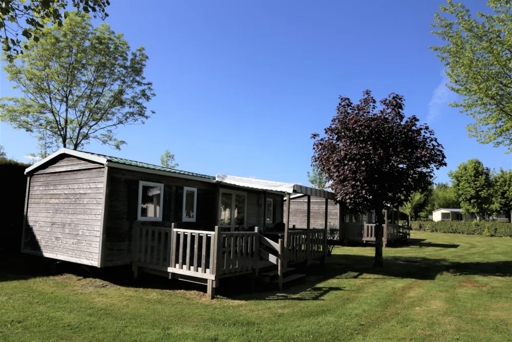 Location - Mobile-Home 8 - 35 M² - 3  Chambres - Camping L'Echappée Verte
