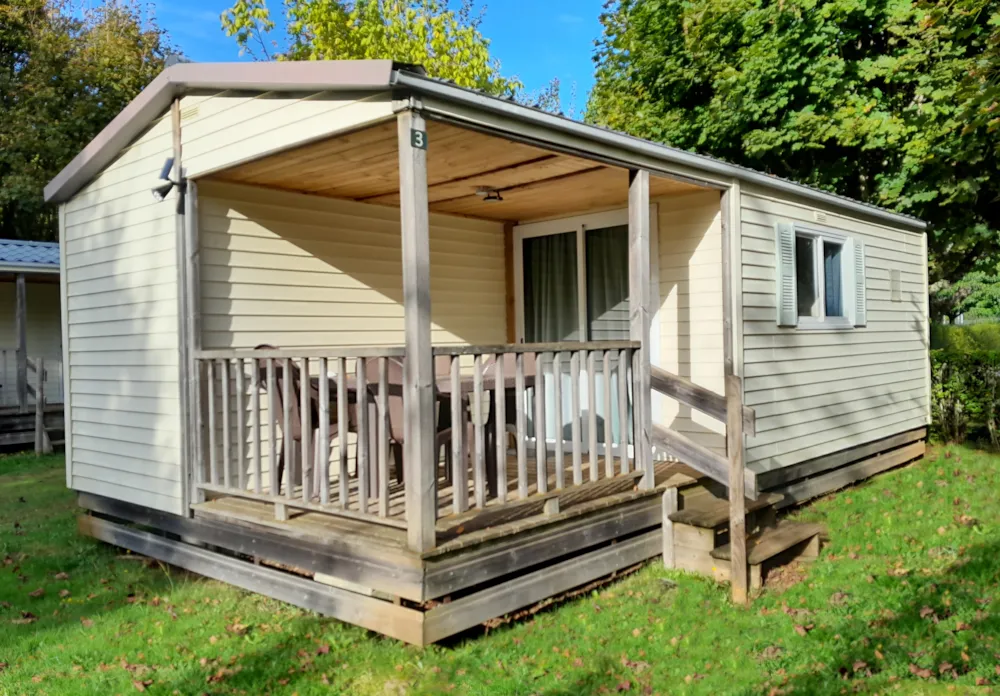 Location - Mobil-Home - 28M² - 2 Chambres - Camping L'Echappée Verte
