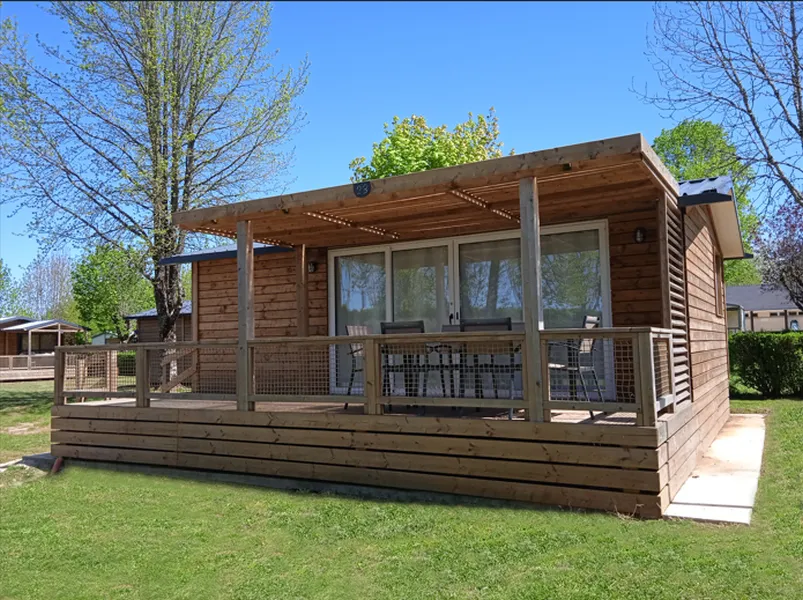 Location - Chalet 23 - 35M² - 3 Chambres - Camping L'Echappée Verte