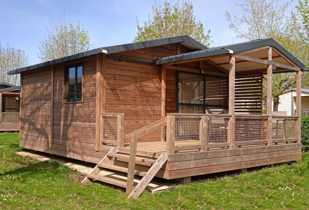 Location - Chalet 20.21.22 - 26M² - 2 Chambres - Camping L'Echappée Verte