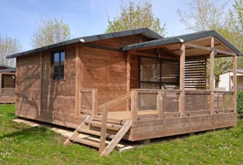 Location - Chalet 20.21.22 - 26M² - 2 Chambres - Camping L'Echappée Verte