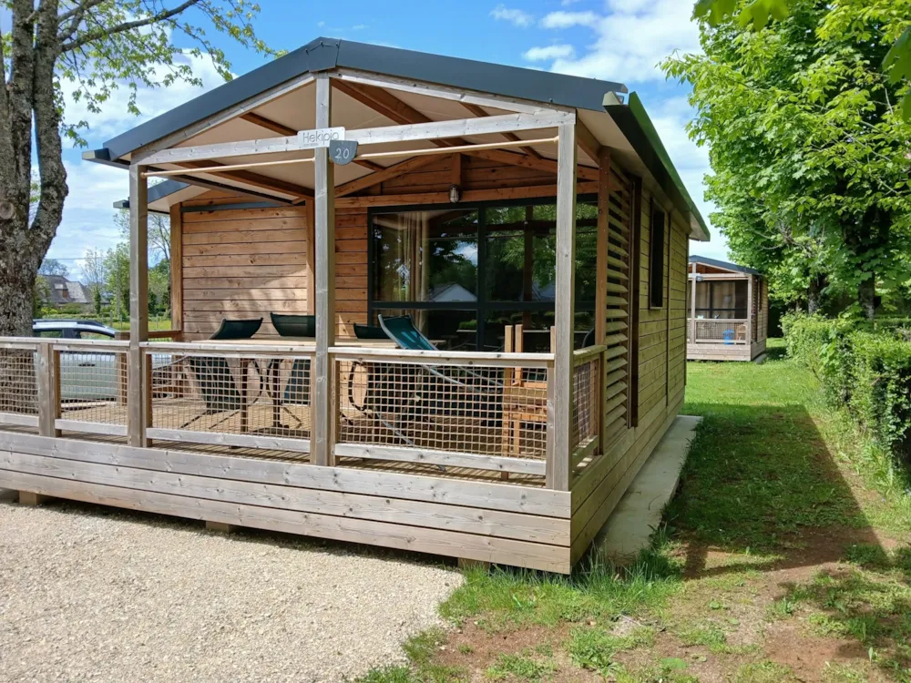 Location - Chalet 20.21.22 - 26M² - 2 Chambres - Camping L'Echappée Verte