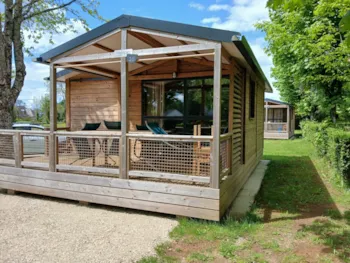 Mietunterkunft - Hütte - 26M²- 2 Schlafzimmer - Camping L'Echappée Verte