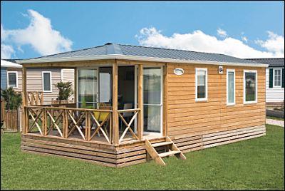 Mobile-home + sheltered terrace model 4 -