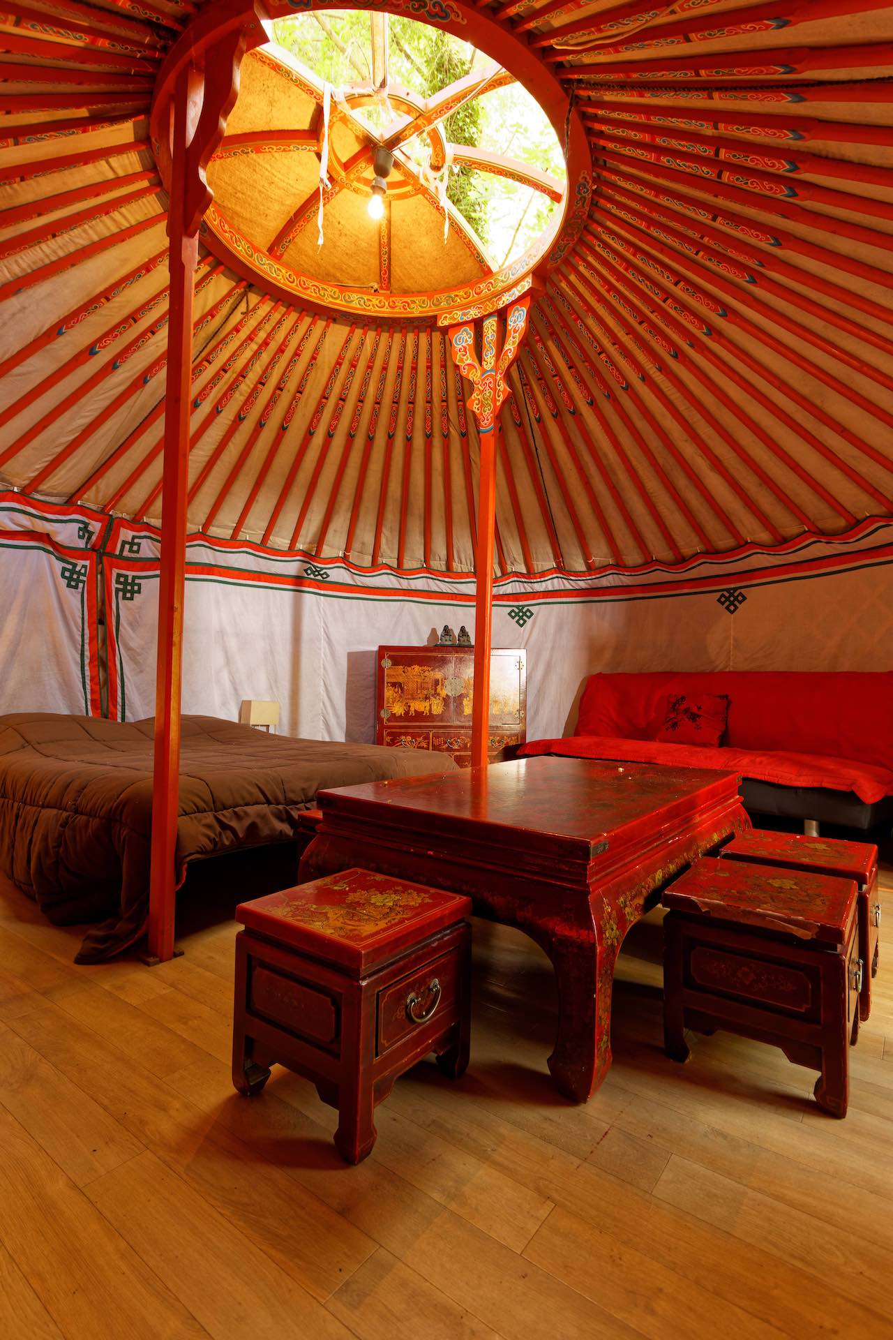 Location - Yourte - Sans Sanitaires - Camping Des Randonneurs