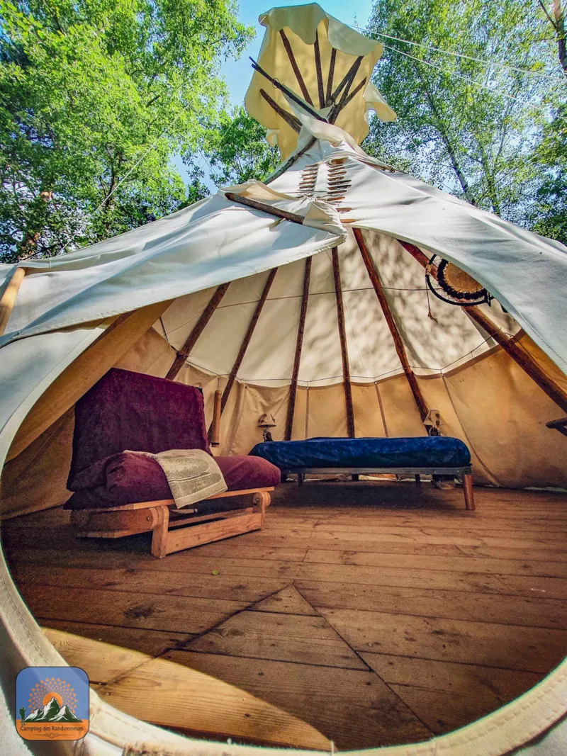 Tipi - Sans Sanitaires - Base  2 Personnes - Possibilité D'ajouter 1 Personne -