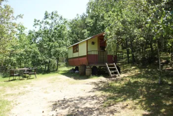 Mietunterkunft - Planwagen - Ohne Sanitäranlagen - Camping Des Randonneurs
