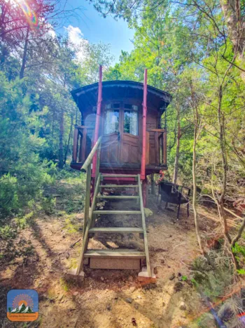 Mietunterkunft - Planwagen - Ohne Sanitäranlagen - Camping Des Randonneurs