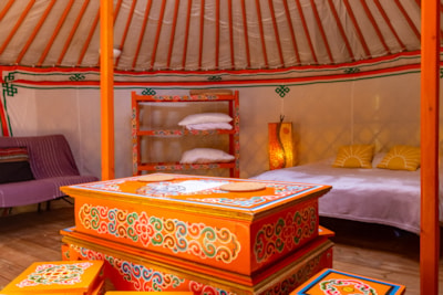 Yurt XL - without sanitary facilities for 4 people (add price for extra pers.) — 4