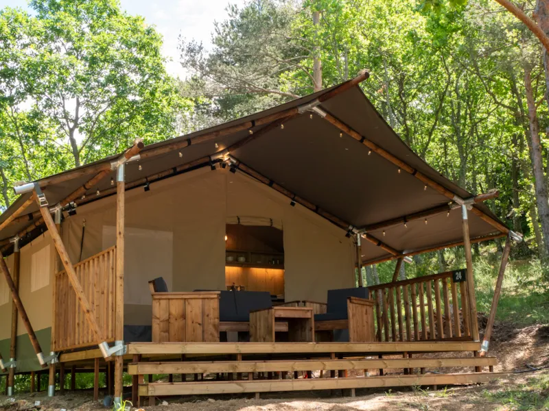 Safari Lodge Luxe Avec Sanitaires