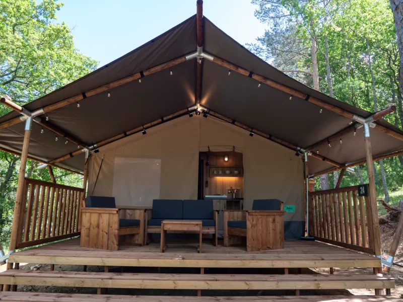 Safari Lodge Luxe Avec Sanitaires