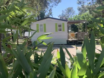 Mietunterkunft - Mobil-Home Lavande - 20M² - 1 Zimmer - Camping La Montagne