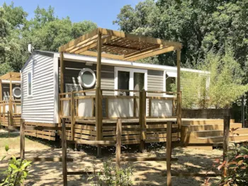 Mietunterkunft - Cottage Premium - 34M² - 3 Schlafzimmer - Camping La Montagne