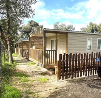 Mietunterkunft - Mobilheim Romarin - 28M² - 2 Schlafzimmer - Camping La Montagne
