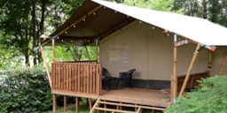 Location - Tente Safari De Luxe Pour 6 Personnes - Camping L'Etruyère