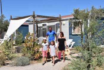 Mietunterkunft - Mobilheim Confort 3 Schlafzimmer - 33M² - Camping Domaine Sainte Veziane