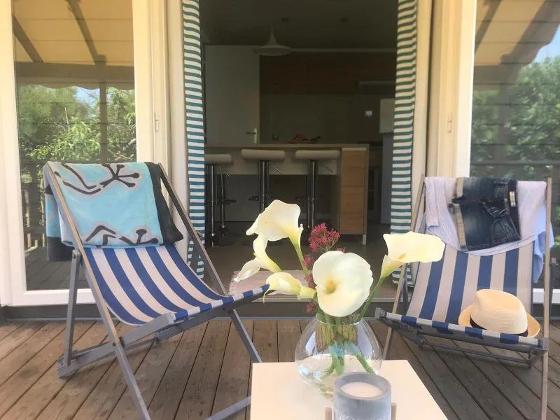 C- Mobil-Home Baltique Climatisé 3 Chambres