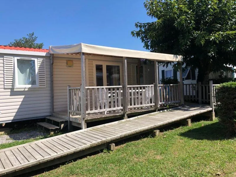 C- Mobil-Home Hélios - Pmr - 2 Chambres 32M² Avec Terrasse Couverte