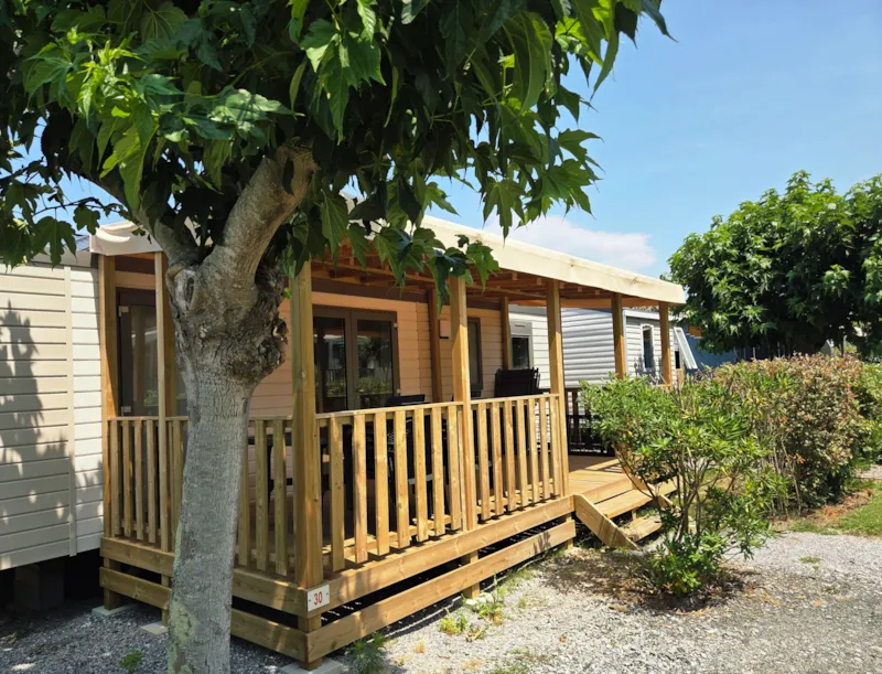 C- Mobil-Home Baltique Climatisé 3 Chambres