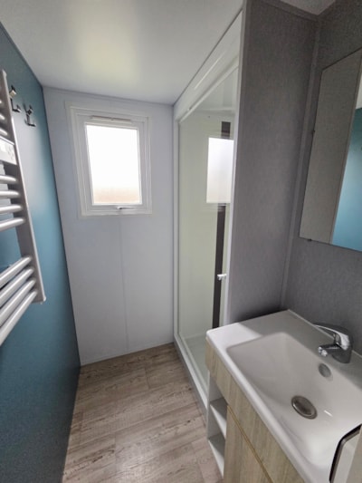 R- Air-conditioned 2-bedroom Caribbean mobile home 4/6 pers.