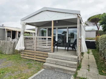 Location - R- Mobil-Home Caraïbes Climatisé 2 Chambres 4/6 Pers. - Chadotel International Erromardie