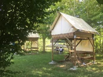 Location - Tente Bivouac - Vue Sur Rivière - Camping Morédéna