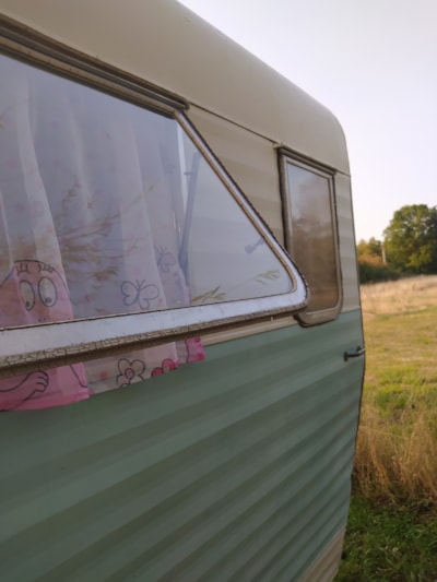 Vintage Cotton Candy Caravan