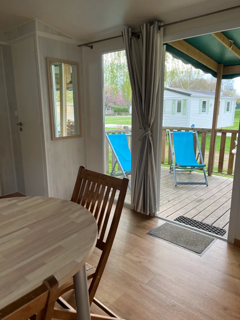 Mobil Home Premium (3 Chambres) + Terrasse Couverte