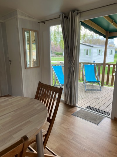 Mobile-home Premium (3 bedrooms) + covered terrace
